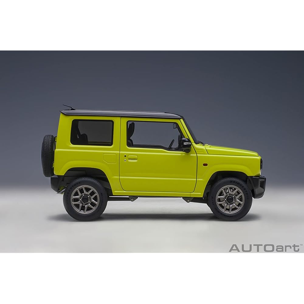 AUTOart 1/18 Suzuki Jimny (JB64) Yellow/Black Roof Finished Product 78501