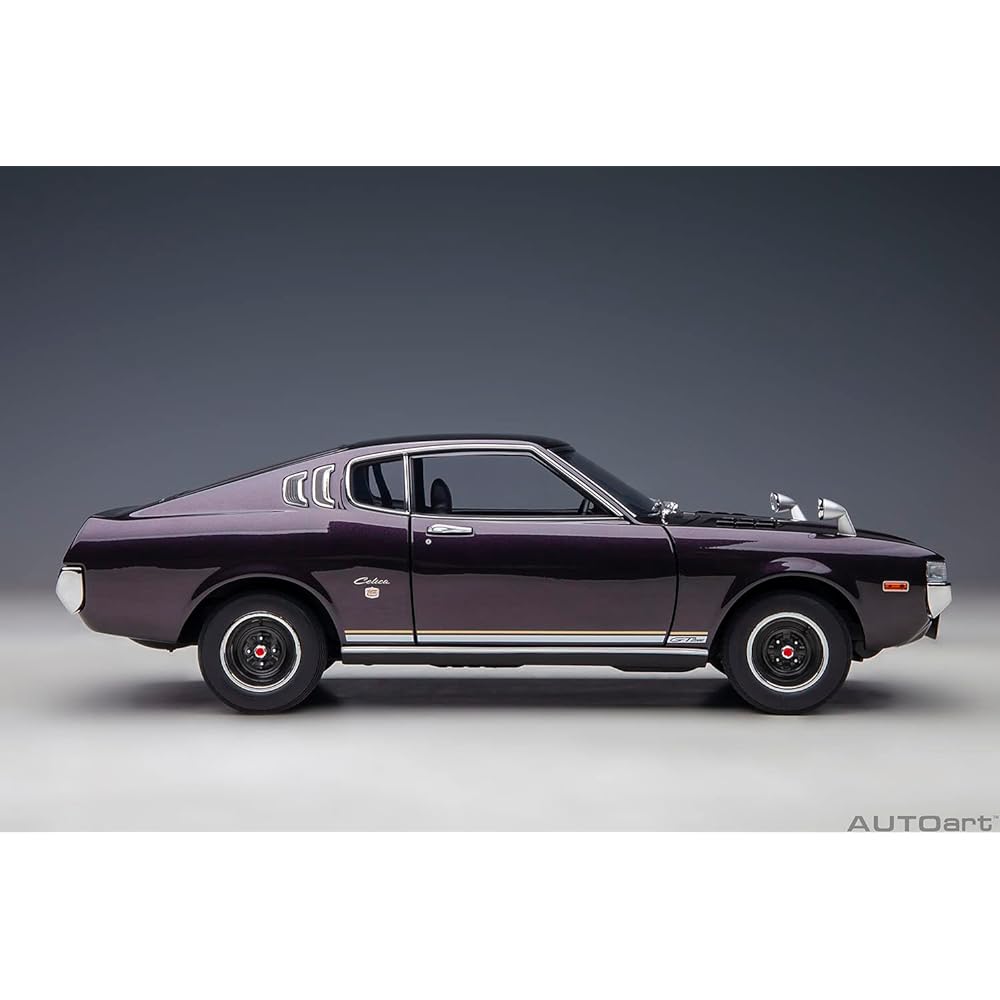 AUTOart 1/18 Toyota Celica Liftback 2000GT (RA25) 1973 Dark Purple Metallic Finished Product