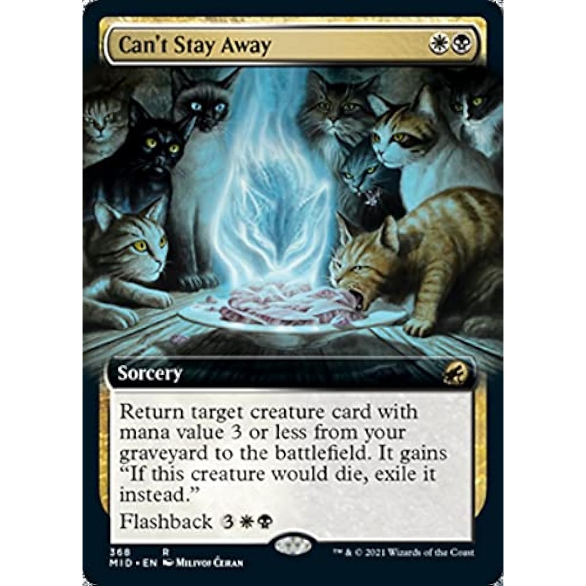 Magic: The Gathering - Can't Stay Away (368) - Extended Art - Innistrad: Midnight Hunt