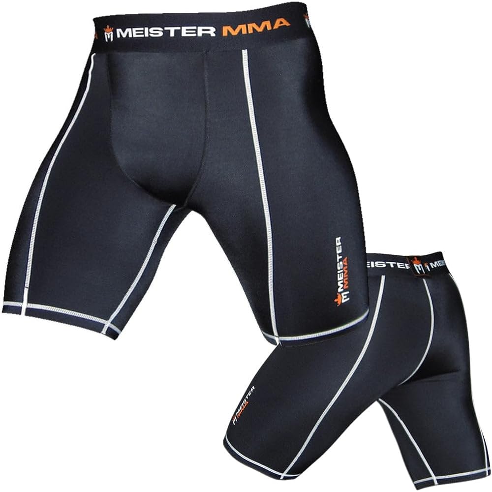 MMA kickboxing wear kick pants genuine Meister fight shorts (with foul cup pocket)