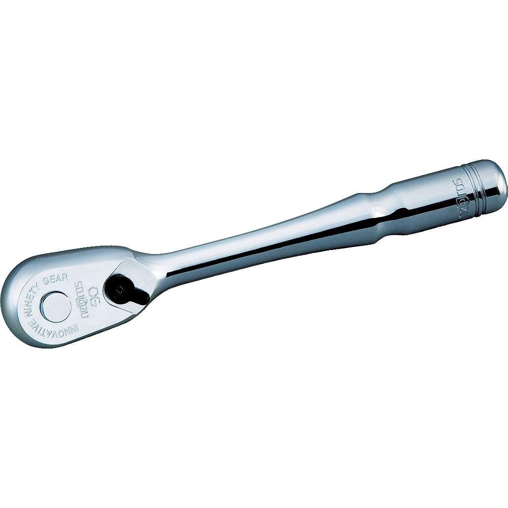 Kyoto Machinery Tools (KTC) Nepros 9.5sq. Compact Long Ratchet Handle Total Length: 175mm NBRC390L