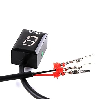 Digital Meter Display Motorcycle 1-6 Level ECU Plug Mount Speed Gear Display Indicator Honda CB300F 2015-18 CB400SF 2008-17 CB400X 2013-16 CB 300F Indicator Meter Display