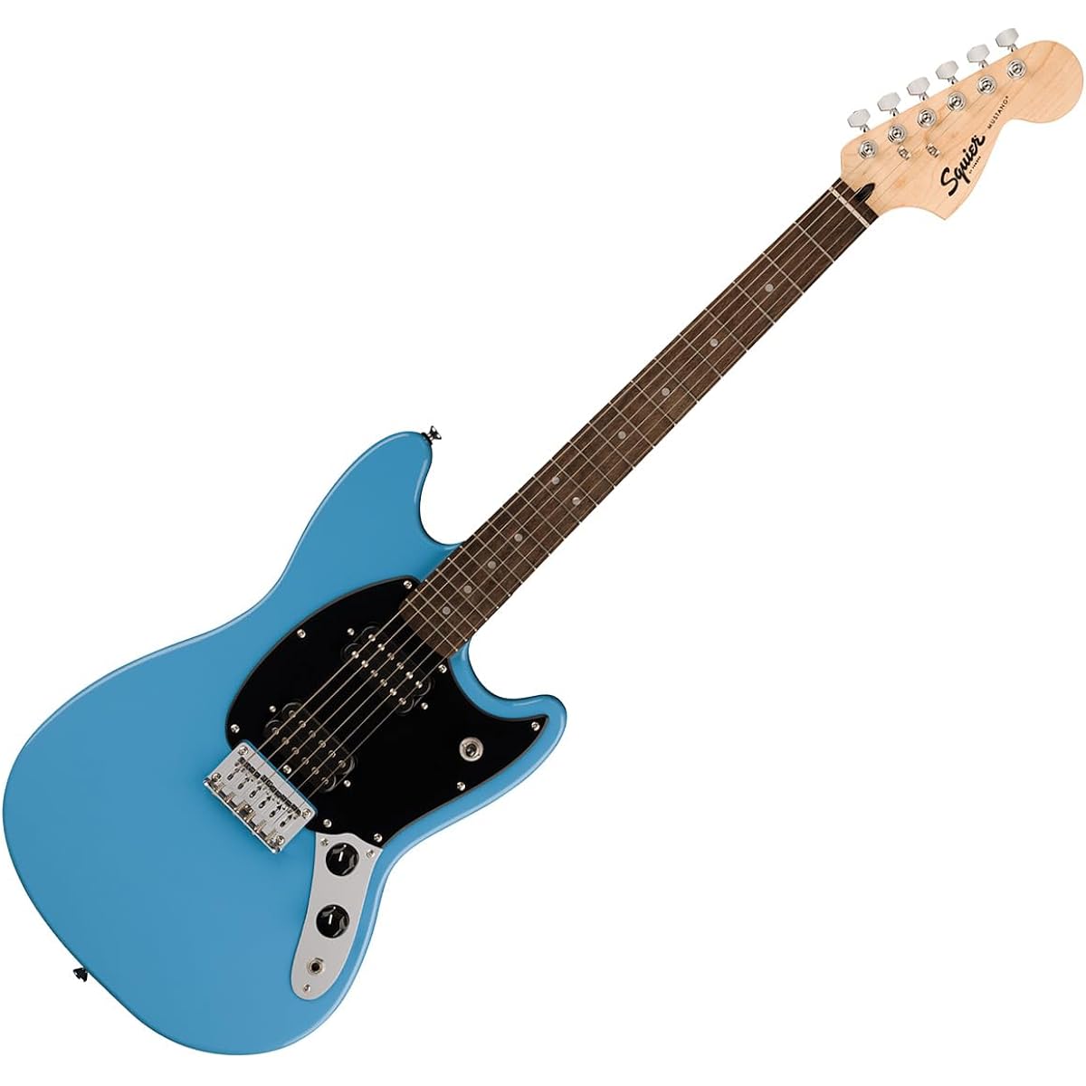 Squier by Fender SONIC MUSTANG HH California Blue Elementary school students can play from 3rd grade! Kids guitar beginner set Electric guitar for children Mustang short scale Squier/Squier