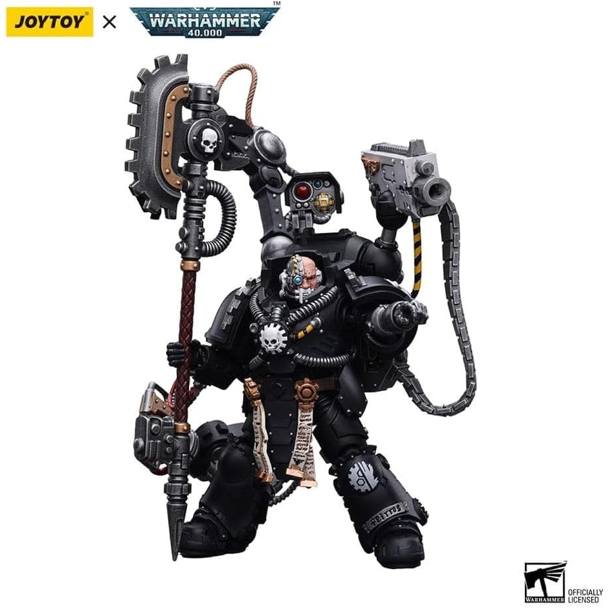 JoyToy Warhammer 40K Iron Hands Ironfather Feyros 1:18 Scale Action Figure