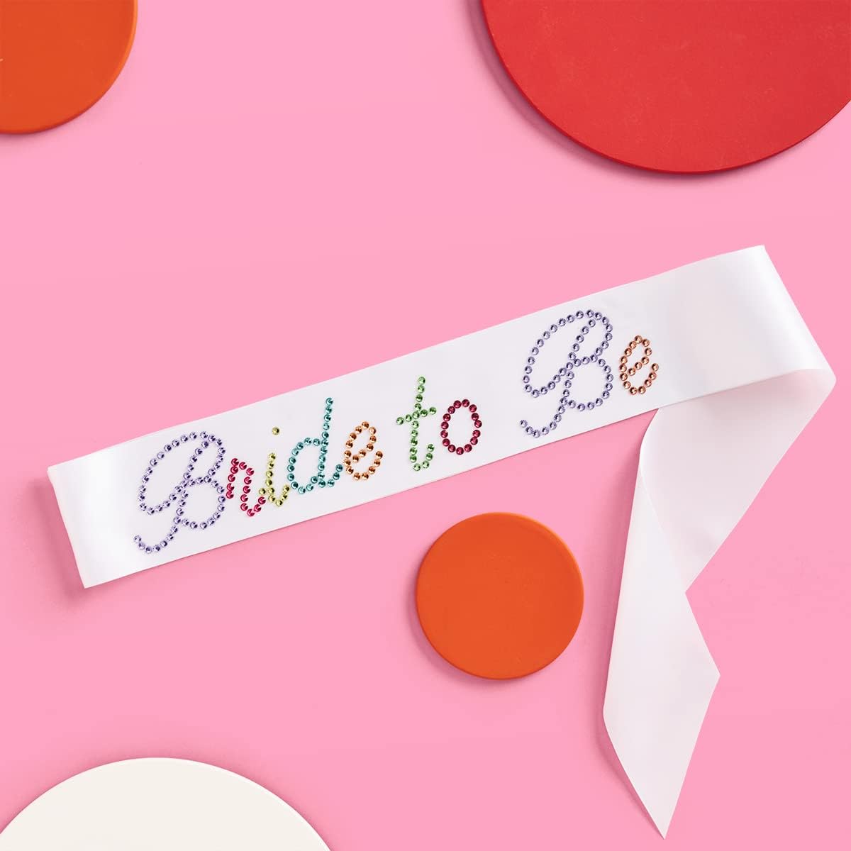 xo Fetti Bride to Be Rainbow Rhinestone Sash, Bachelorette Party Decorations, LGBTQ Bridal Shower Gifts, Lesbian Bridesmaids Favors