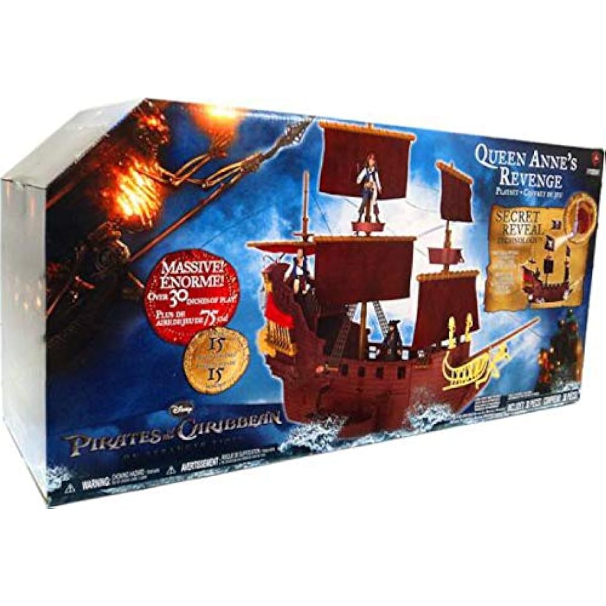 Jakks Pacific Pirates of the Caribbean On Stranger Tides Hero Ship Playset Queen Annes Revenge
