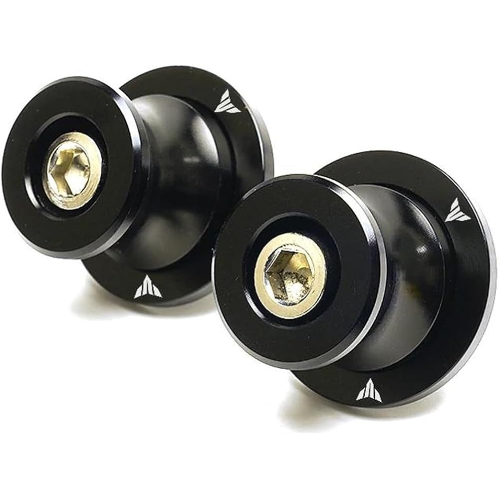 Bike Stand Swing Arm Slider 6mm Spool Motorcycle Accessories CNC Swing Arm Spool Slider Stand Screw For MT09 Tracer TRACER 900 900gt Mt10 Mt03 (Color: Black, Size: B)