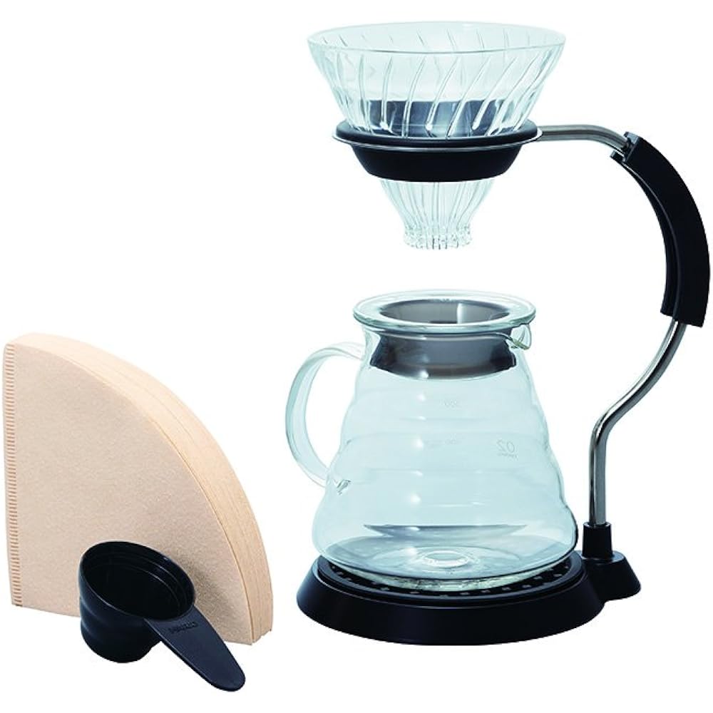 HARIO V60 Arm Stand Glass Coffee Dripper Set VAS-8006-G Multi