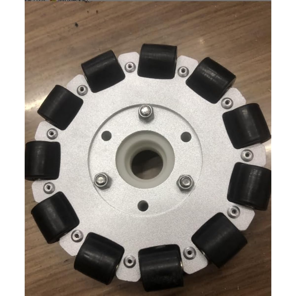 Mecanum Wheel (Double Wheel) Omnidirectional Aluminum Alloy Hub Component Parts for Robot Toy DIY