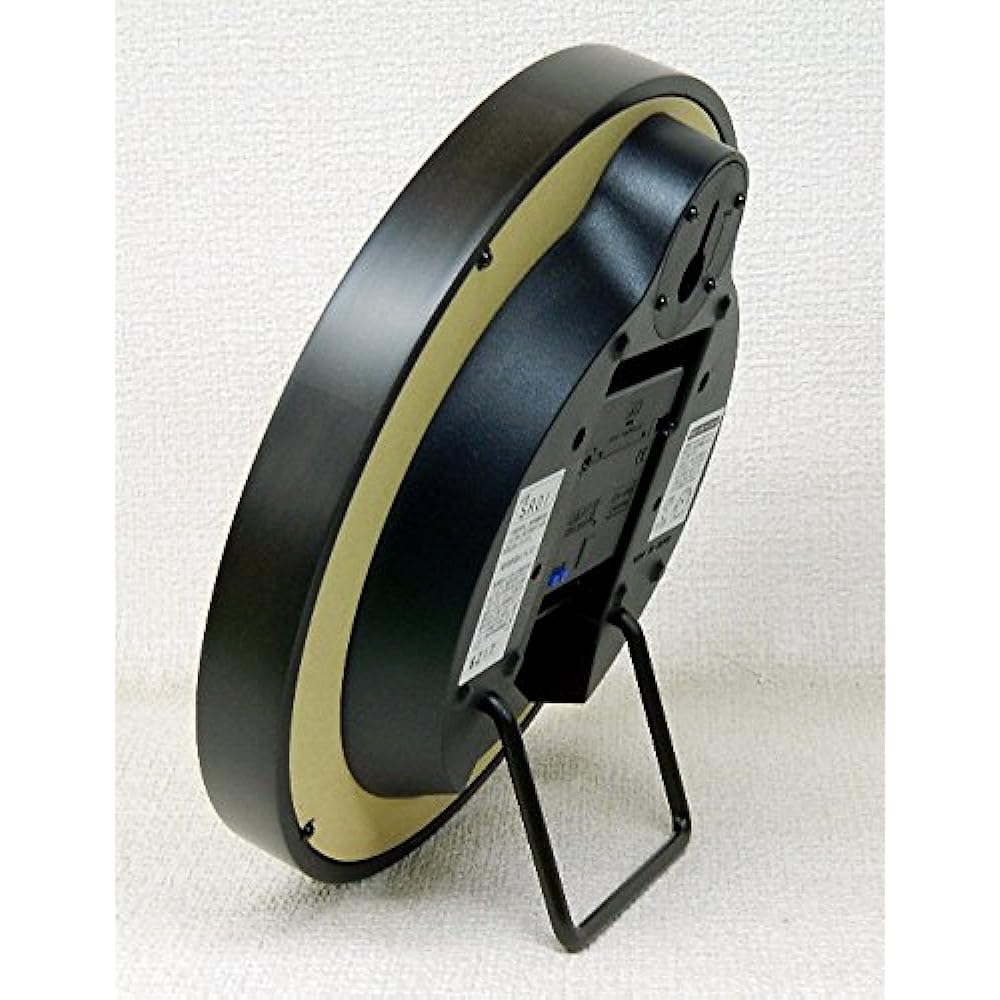 Suntel Wall Clock, Dark Brown, Diameter 250 x 60mm, Simple Radio Controlled Clock, Rome, Dark Brown, SR03-DBR R