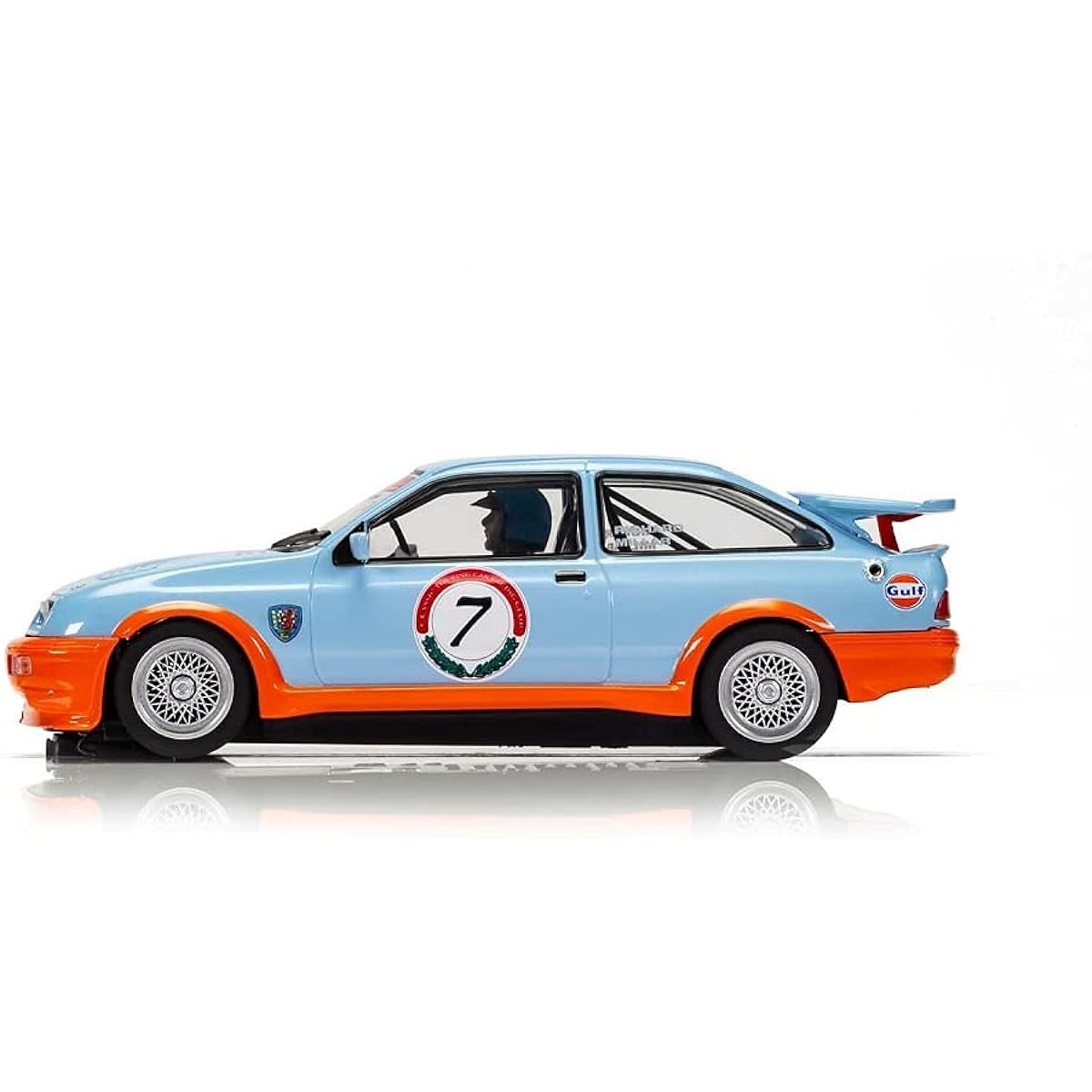 Scalextric Ford Sierra RS500 Gulf #7 1:32 Slot Race Car C4231