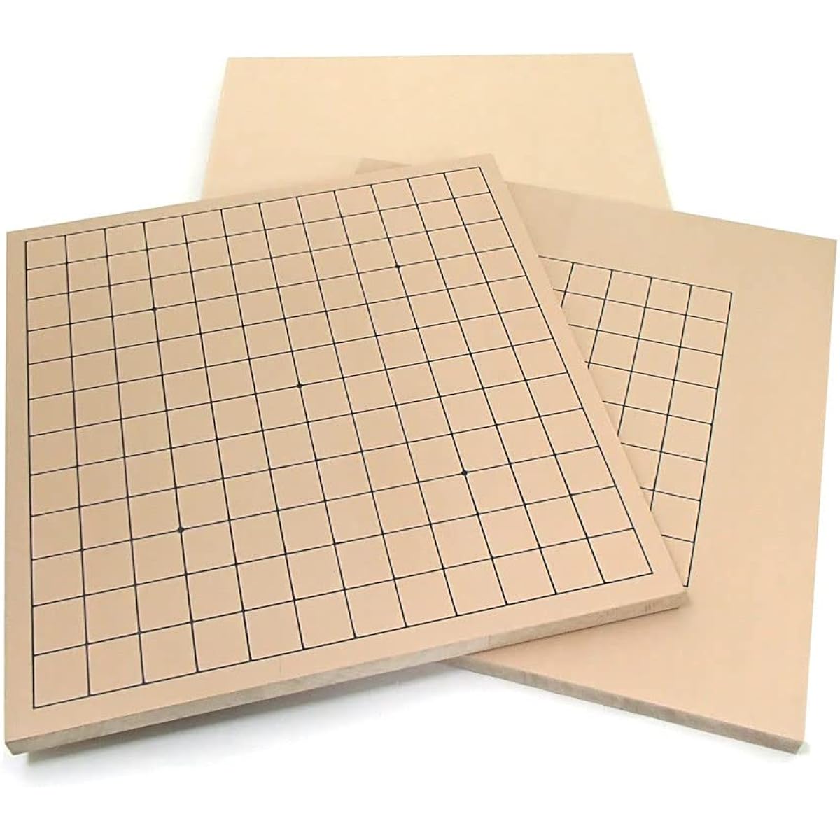 Go beginner's set Shinkei 9/13 line go board set (hard glass go stones Shinsei Ume (approx. 8mm thick) and P mini square case)