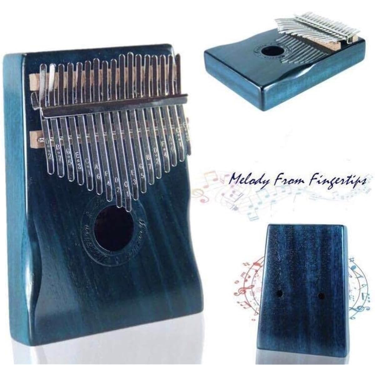 Easy to play, with a clear, warm, and soothing tone. Kalimba
