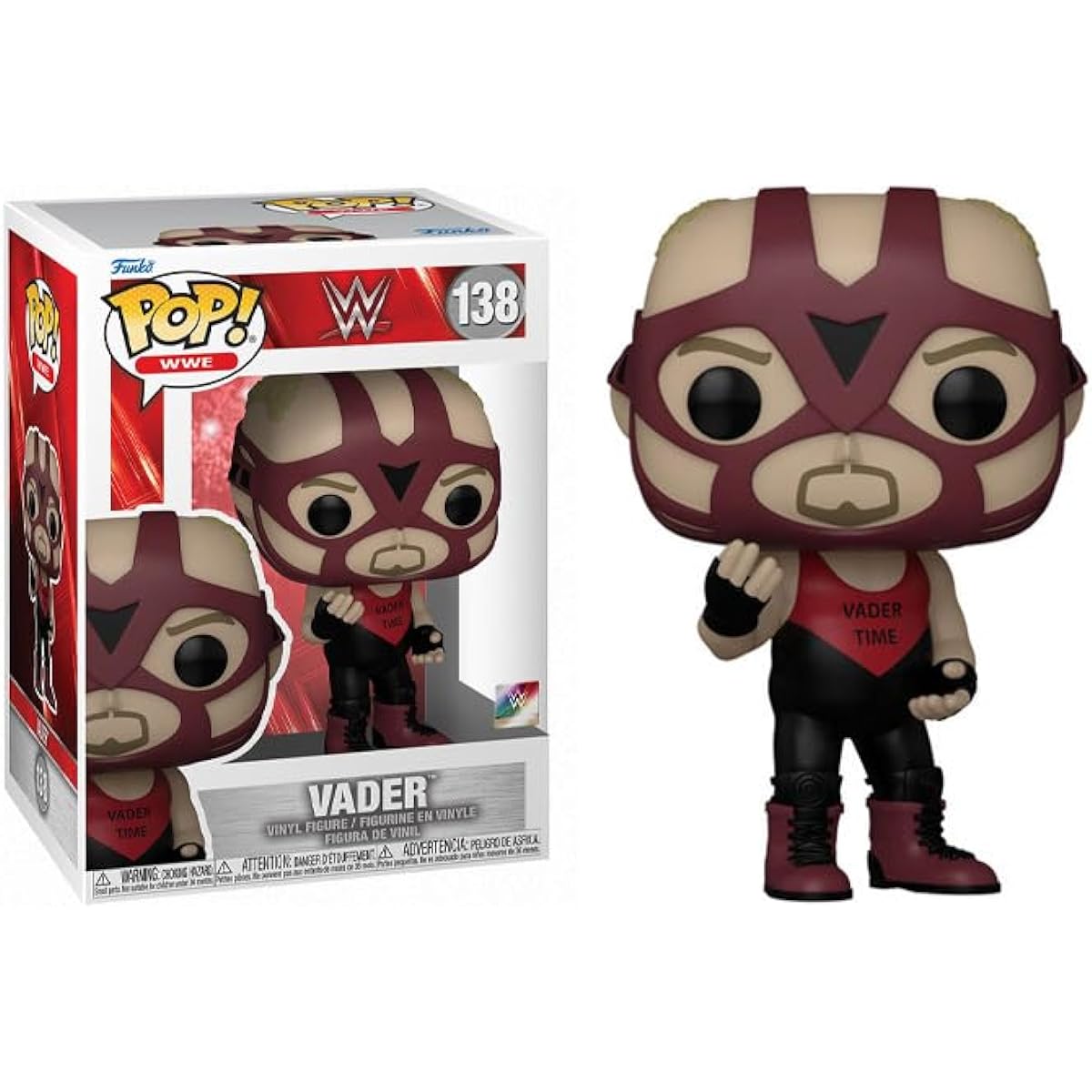 POP WWE: Vader Funko Vinyl Figure (with Compatible Box Protector Case) Multicolor 3.75"