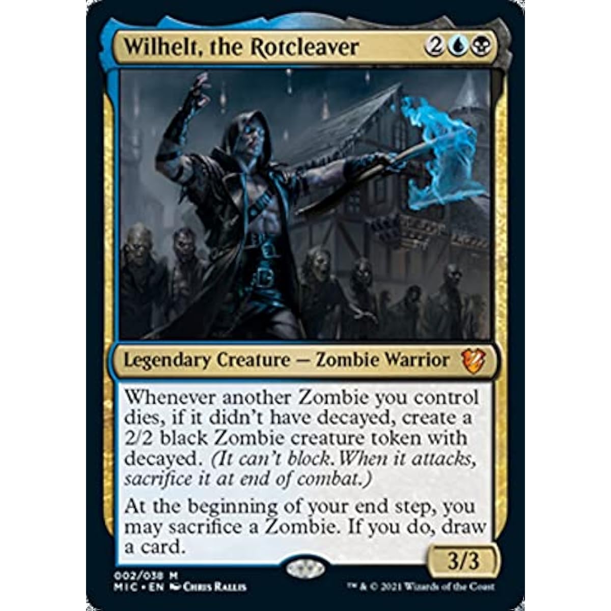 Magic: The Gathering - Wilhelm The Rotcleaver (002) - Midnight Hunt Commander