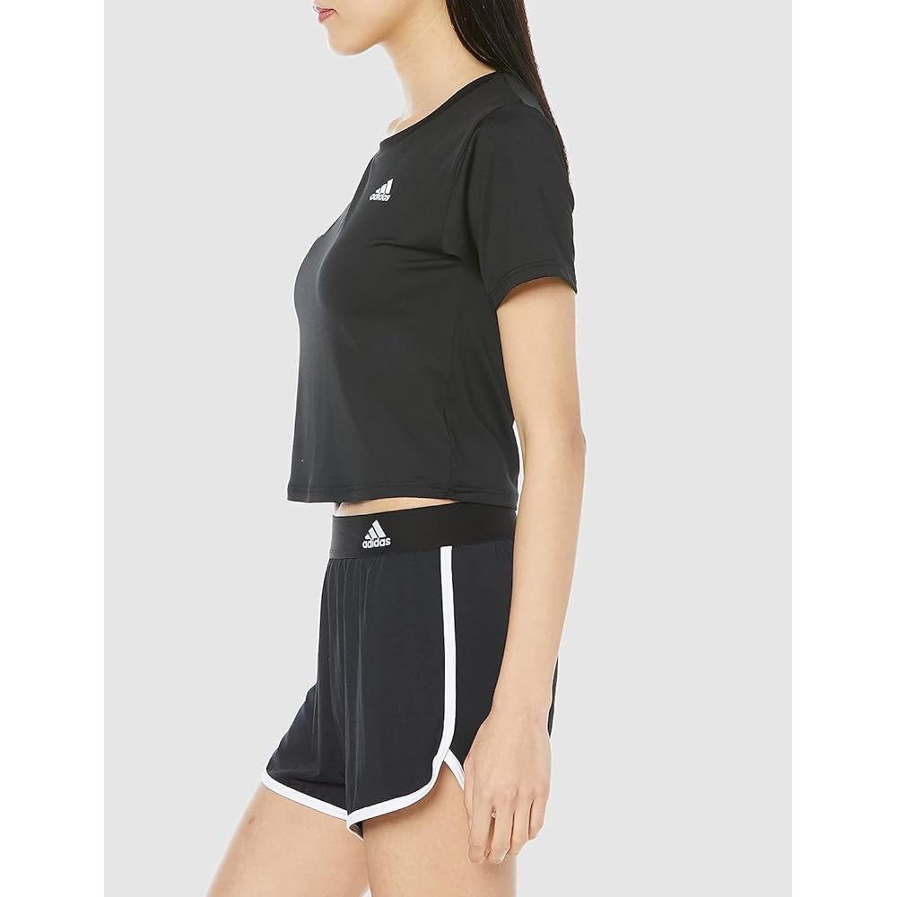 Adidas AP6852 Women's T-shirt, Style Up, Sweat Absorbent, Quick Drying, Mini Length