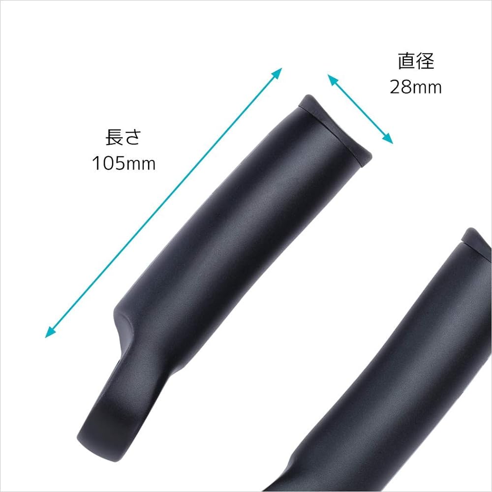 BBB Bicycle Handlebar End Lock-on Fixed Type Three-D Straight BBE-05 Black