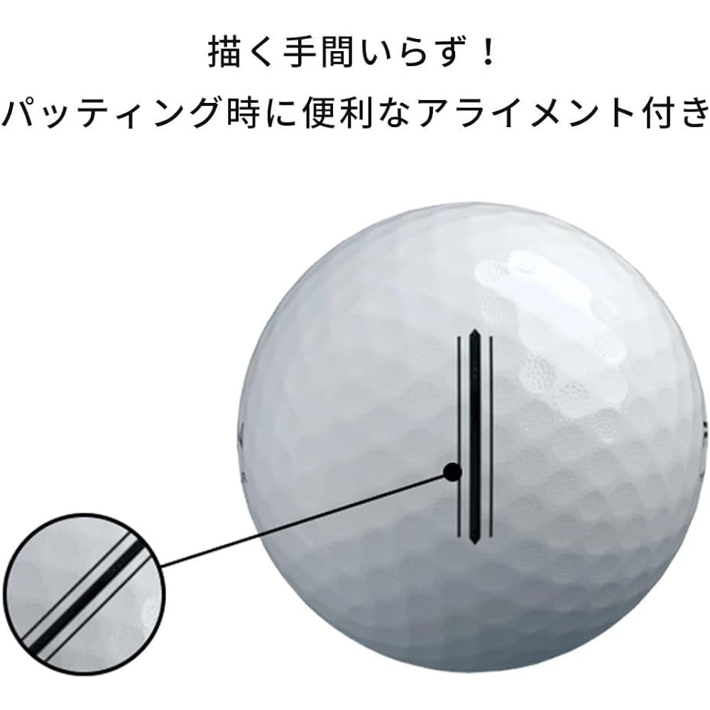 RZN Golf Golf Balls 3 Pieces MS-TOUR 1 Dozen (12 Pieces) Resin Golf Japanese Official Distribution Product