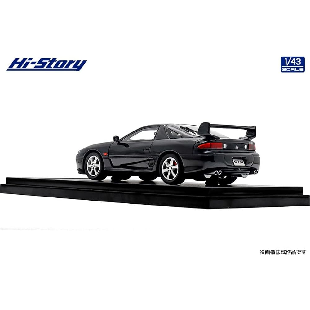 INTERALLIED Hi Story 1/43 Mitsubishi GTO TWIN TURBO (1998) Pyrenees Black Finished Product