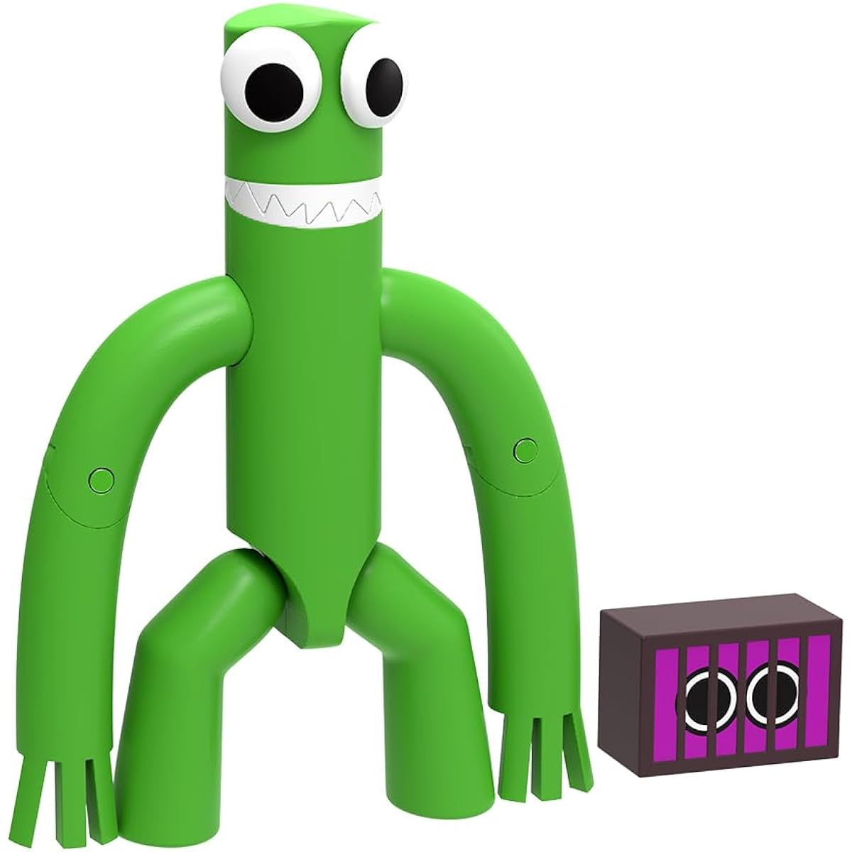 Rainbow Friends – Green Action Figures 5" Tall Poseable Figures, Series 1