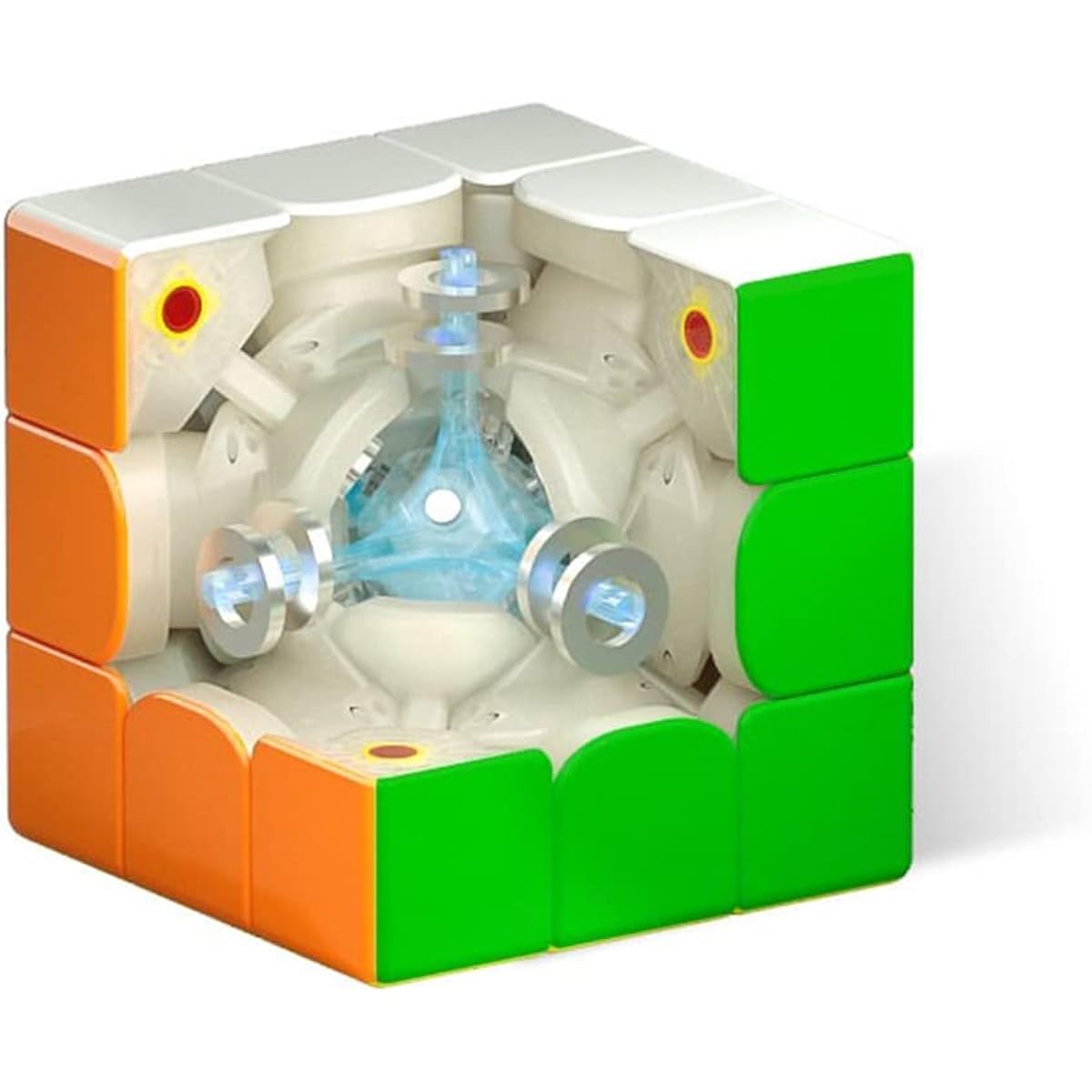 HELLOCUBE QY X Man Tornado V3 M - 2022 Magnetic Speed Cube 3x3 Stickerless - Pioneer MagLev Speed Cube