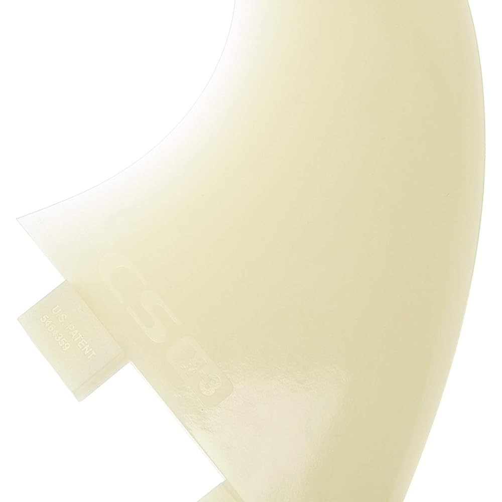 FCS M7 NATURAL GLASS FLEX TRI FIN SET FCS Natural Glass Tri (3 pieces) fin set