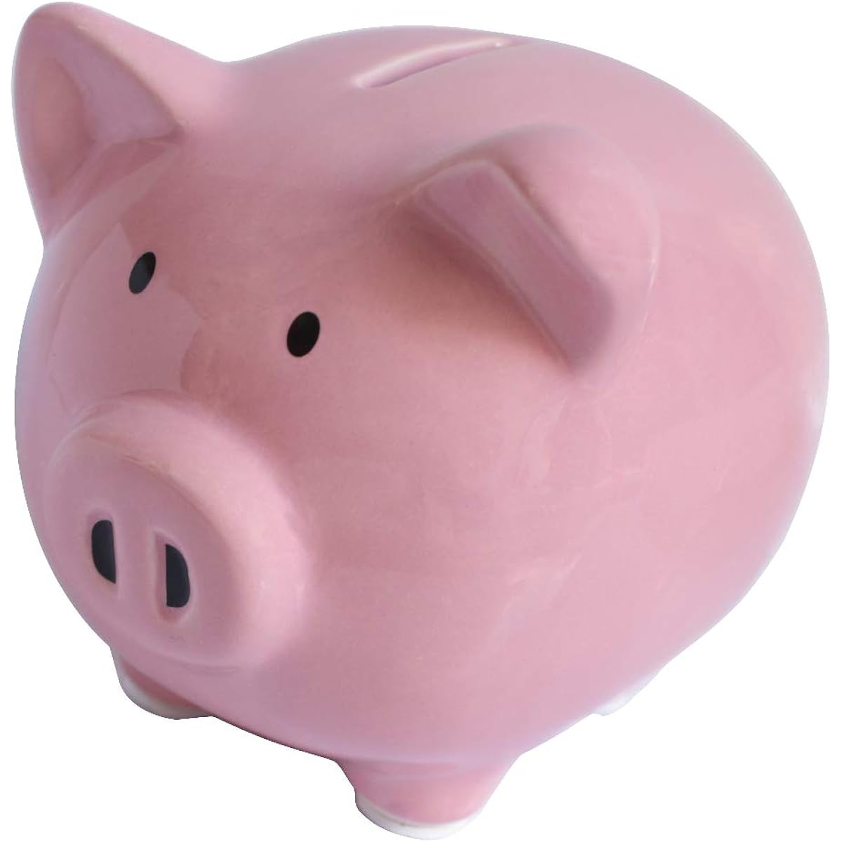 Piggy Bank Ceramic Piggy Bank Mini and Small Cute Ceramic Coin Piggy Bank Perfect Unique Gift Desktop or Savings Piggy Bank, Kids, Pink... (Red)