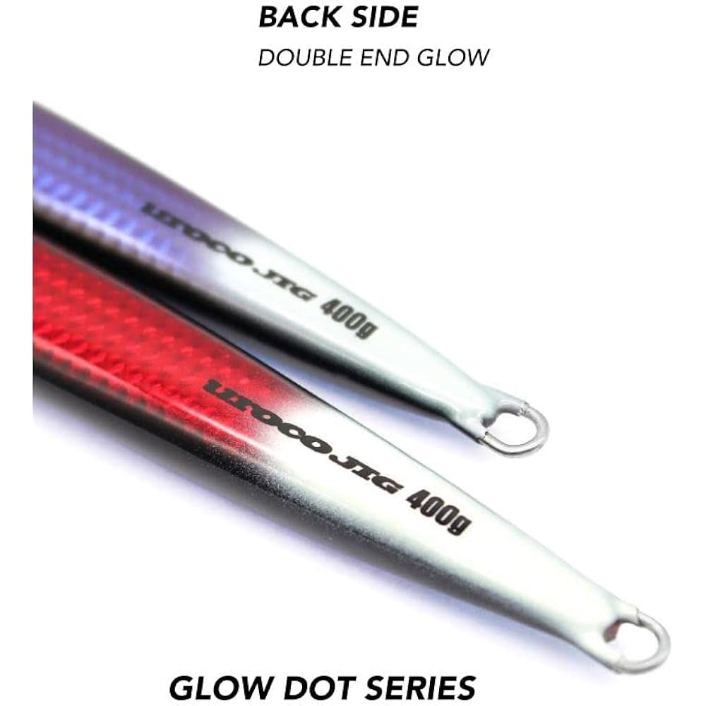 Uroko Uroko Jig 250g #101G: Red Glow Dot