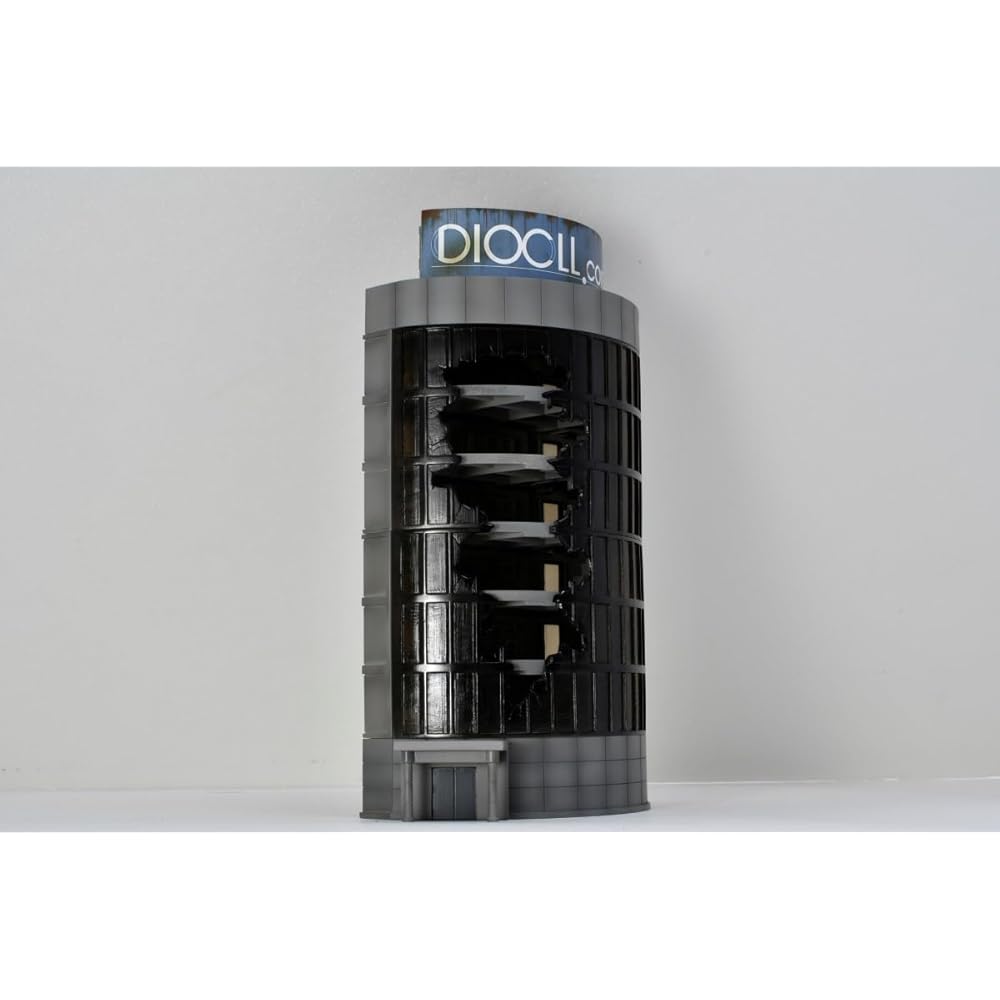 TOMYTEC 1/144 GeoColle Combat Series DCM23 Office Building Painted Plastic Model 323723