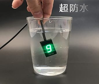 Gear Indicator Suzuki Motorcycle Exclusive 6 Speed 1-6 Level LED Digital Display Waterproof for SV650 INTRUDER C800 M800 C1500 M1500 C1800R M1800R BANDIT DL650 DL1000 V-Strom Boulevard (Red)