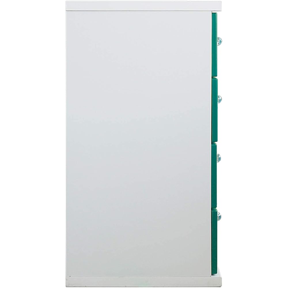 Sekikagu Chest 60cm Width 4 Tiers Turquoise nakakei Candy 342106
