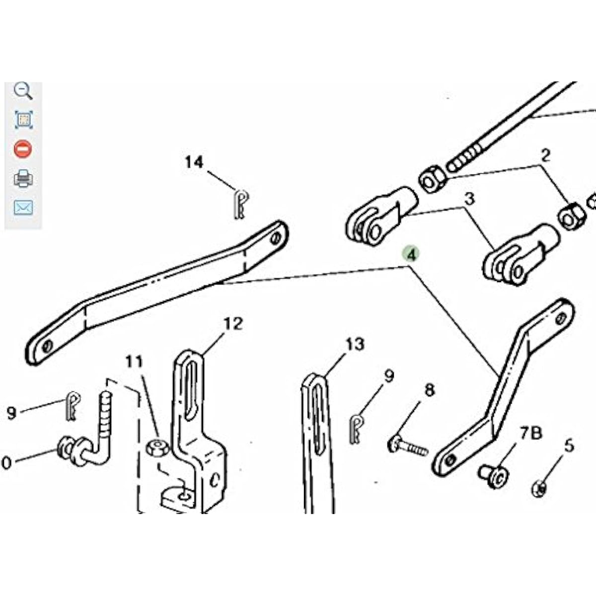 John Deere Original Equipment Arm #M78635
