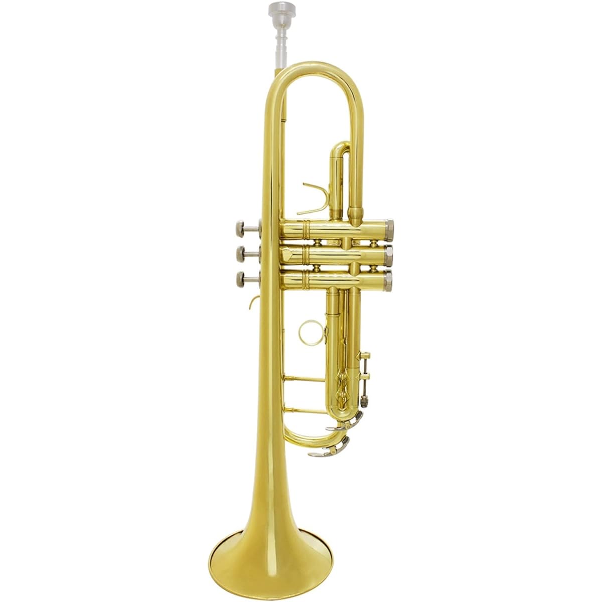 Golden Trumpet Brass Tube Body Trumpet Style Large Caliber Trumpet