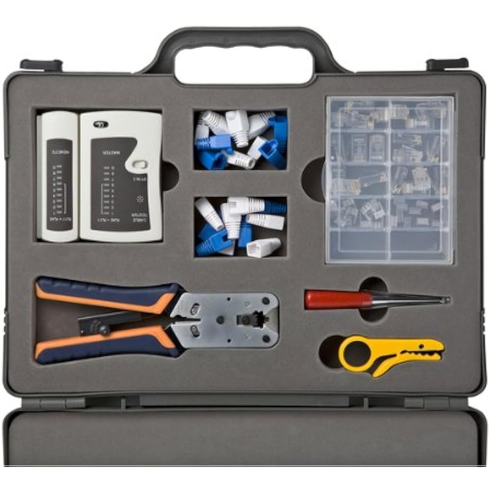 Sanwa Supply LAN Cable Homemade Tool Kit for Category 6 and Category 5e LAN-TLKIT2