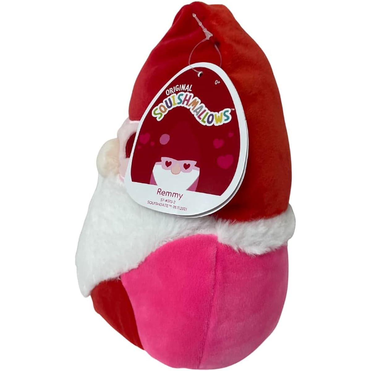 Squishmallow Official KellyToy Valentine's Day Squad (Remmy The Gnome 7 inch)