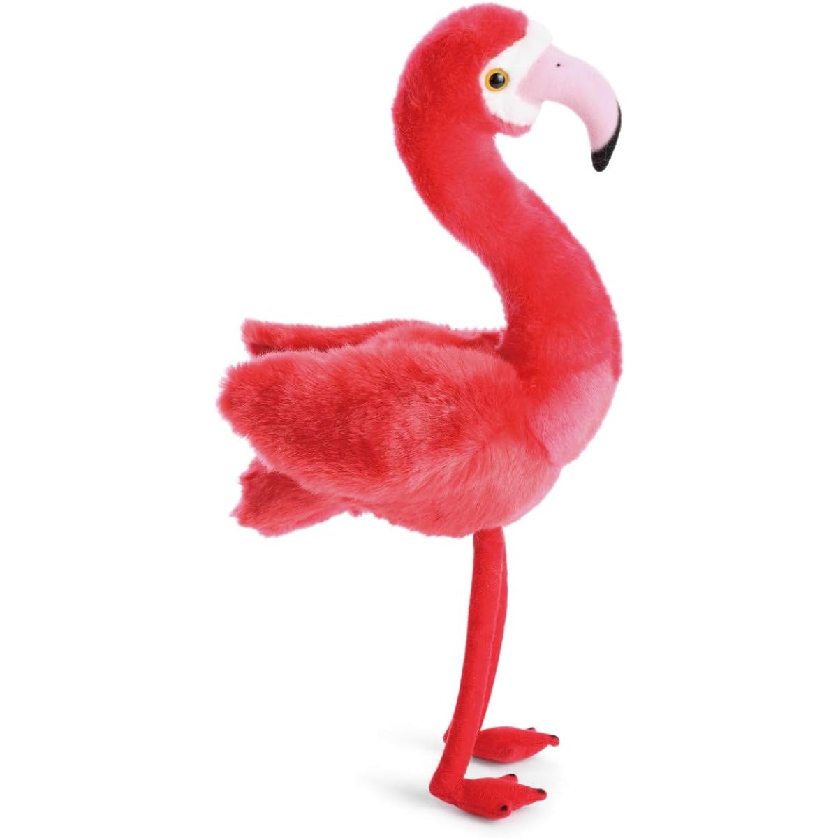DEMDACO Flamingo Small Hot Pink 10" Polyester Fabric Stuffed Animal Toy