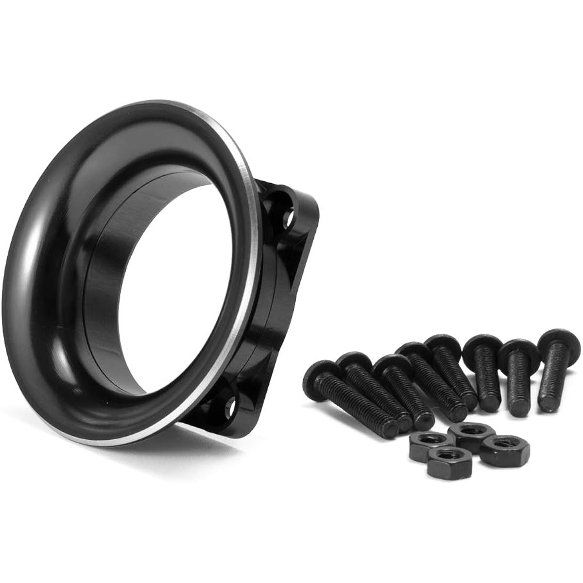 Metal Fan Cover Kit Air Inlet Channel for 1/10 RC Sakura D4 Drift Car Model Racing Car Black
