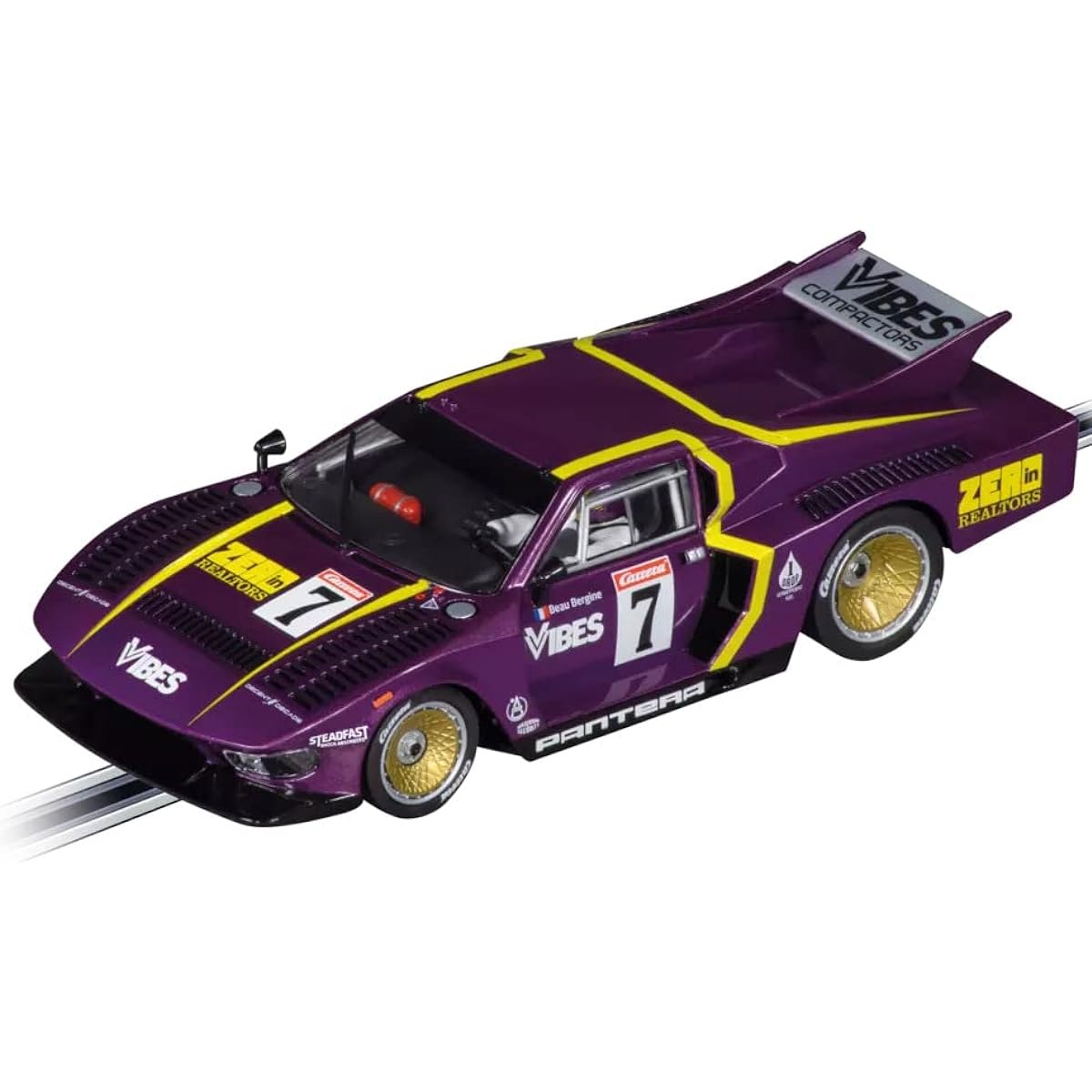 Carrera 31044 De Tomaso Pantera No.7 1:32 Scale Digital Slot Car Racing Car Digital Slot Car Race Track