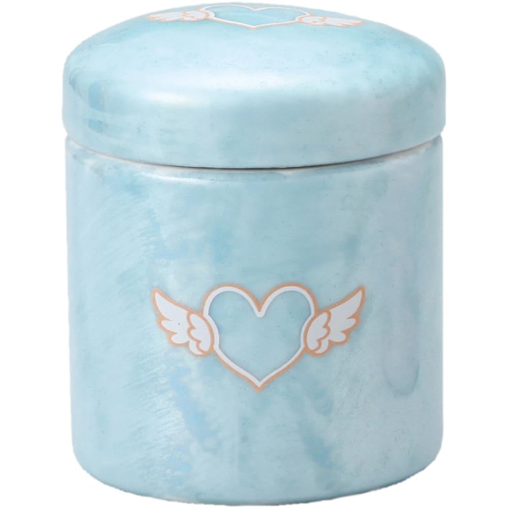 Second Life SK Angel Pearl Blue Urn 85003 6 inch