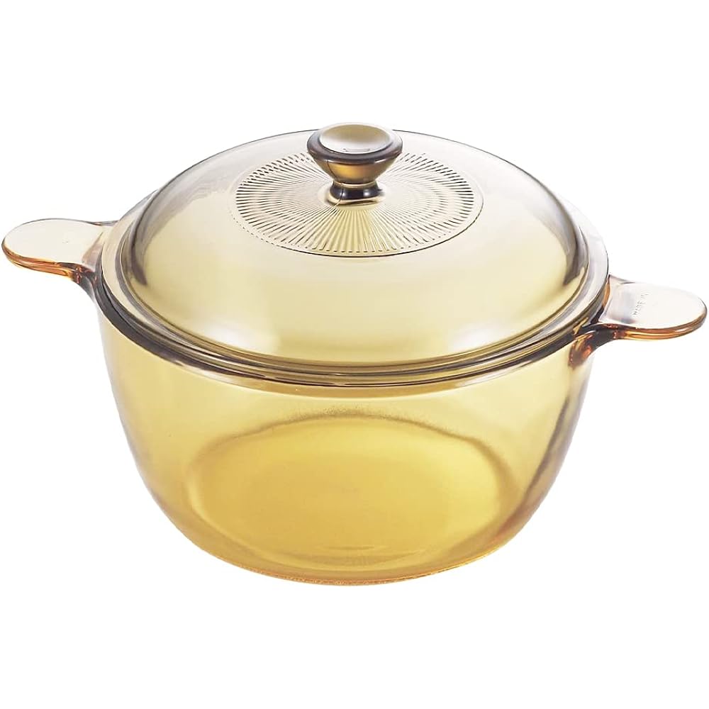 PEARL METAL VISIONS Skillet 23cm Heat-resistant Glass Microwave Safe Oven Safe Dishwasher CP-8698