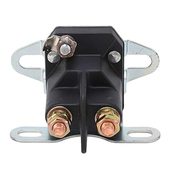 Starter Solenoid Relay 12V Starter Solenoid Relay 4.8W Engine Starter Solenoid Relay Lawn Mower Garden Tractor ATV Snowmobile