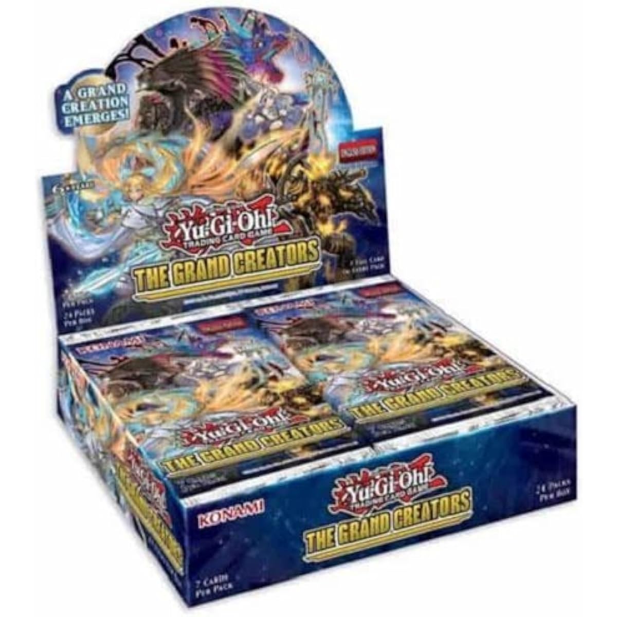 Grand Creators Booster Box 1st Edition - 24 packs of 7 cards each