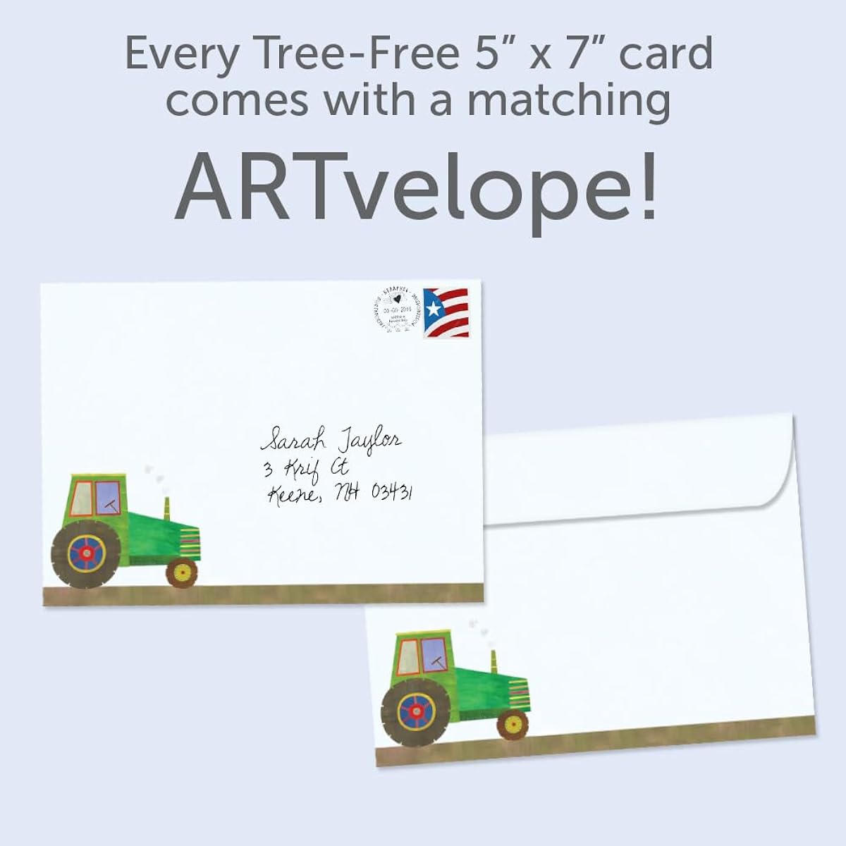 Tree-Free Greetings Birthday Greeting Card with Matching Envelope, Eco-Friendly, Made in the USA, 100% Recycled Paper, 5" x 7", Wisdom from Tractors (GO61535)