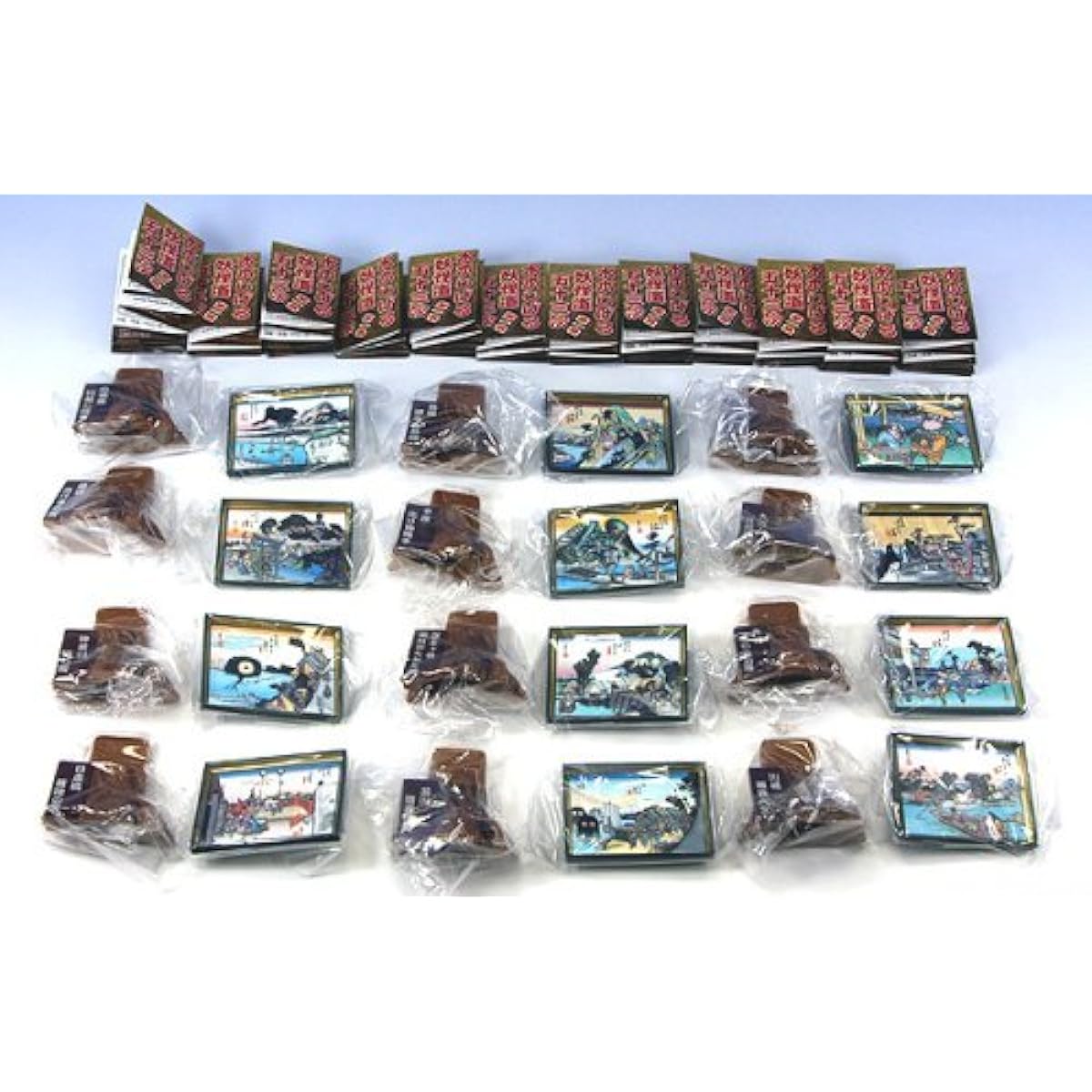 The First Scene of the Fifty-Three Stations of the Yokai Way by Shigeru Mizuki - Yokai Picture Scroll Gegege no Kitaro System Service (Complete Set of 12 Types)