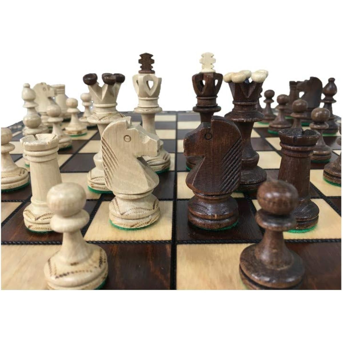 Wegiel Wooden Chess Set Chess Board Set SENATOR Chess Board Poland Genuine Product