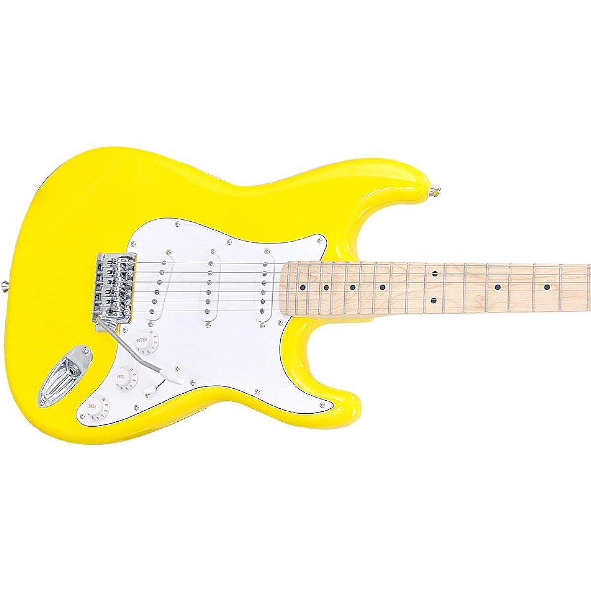 PLAYTECH Electric Guitar ST250 Maple Yellow