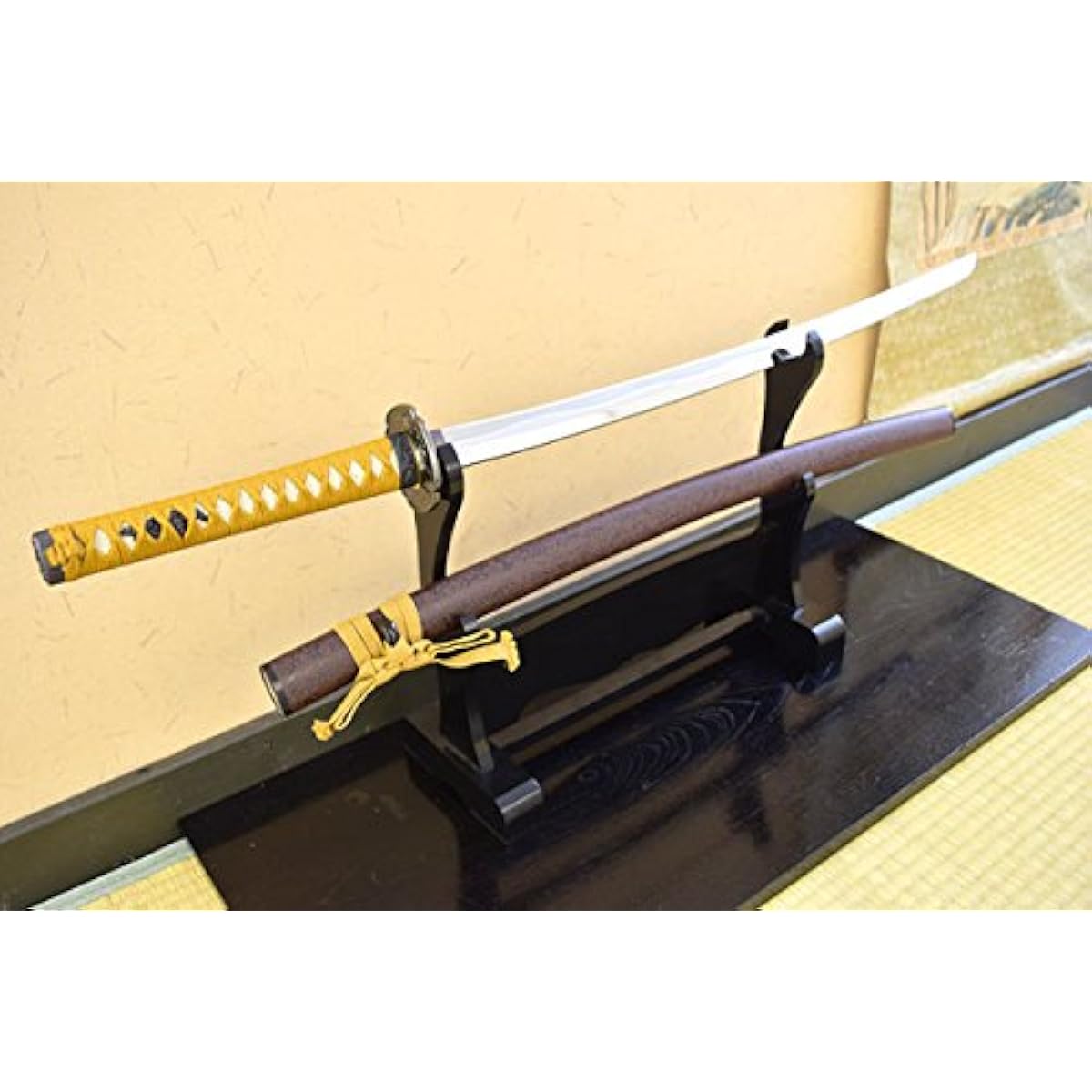 Art sword - Replica sword Rurouni Kenshin Himura Kenshin's beloved sword "Reverse-edged sword, brown stone" (comes with a Shinobiya special certificate for ornamental art swords)