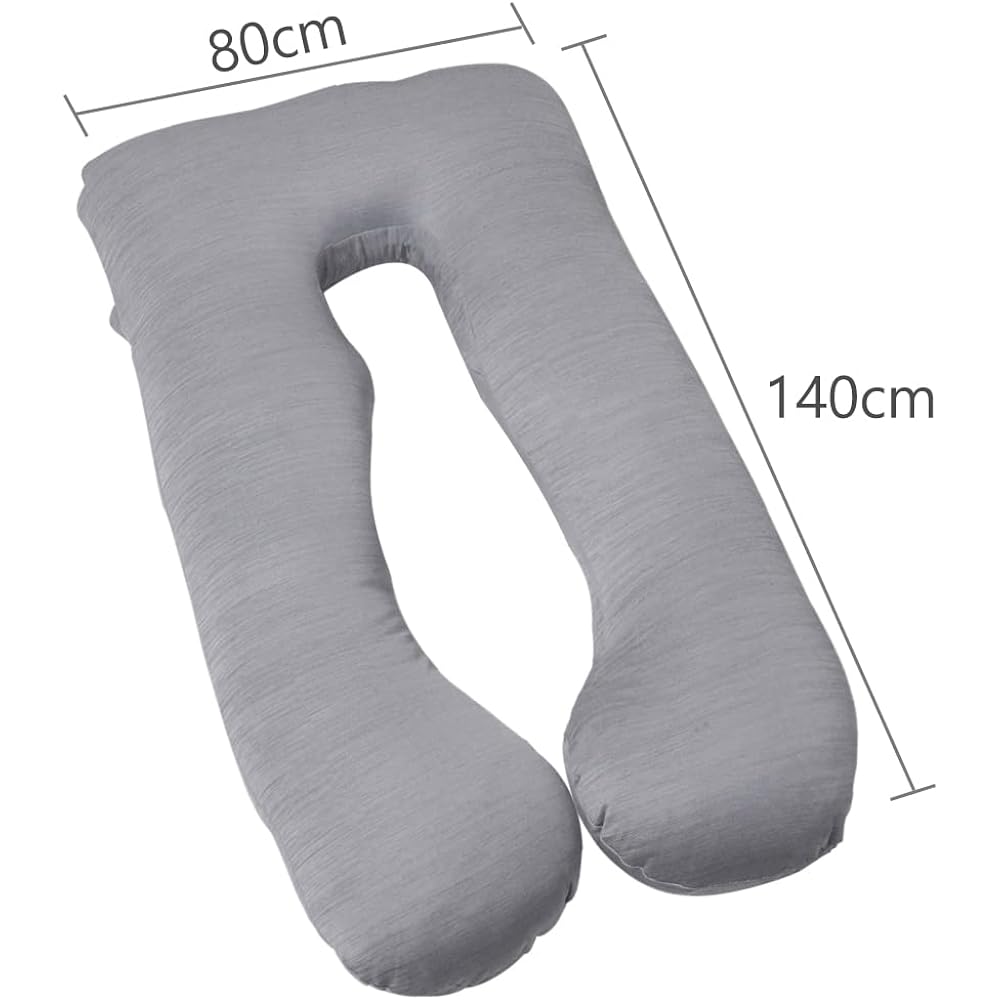 Awesling Pregnant Women Body Pillow Cool U-shaped Body Pillow, Cool Summer Nursing Cushion, Cool Pregnancy Body Pillow, Maternity Body Pillow Good Sleep Goods Ranking Cool Back Pillow Lumbar Pillow Cool Feel Pillow Large Size For Men Women Side Sleeping