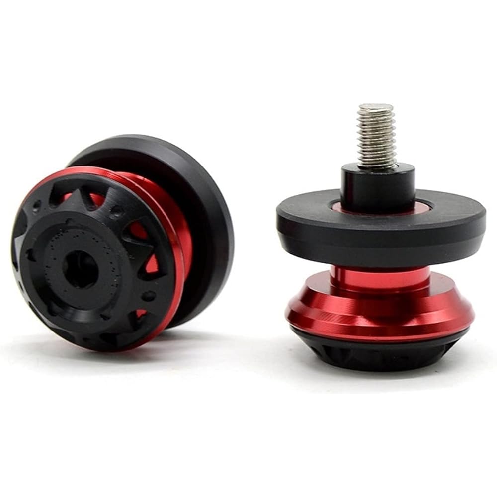 DEMUR Motorcycle Swingarm Slider Spool Stand Screw 6mm 8mm 10mm NSR250 MC18 MC21 CBR250 MC19 MC22 MC20 CB919 CBR650F Swingarm Slider Spool (Size: 10MM orange)