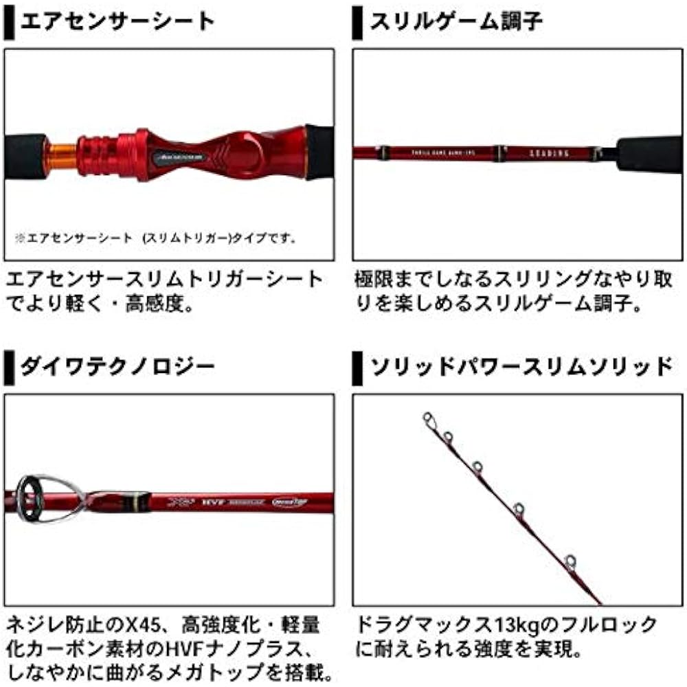DAIWA Boat Rod Reading Thrill Game Y